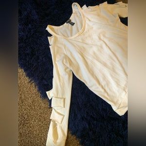 Super cute long sleeve white shirt